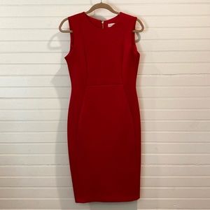 Calvin Klein Red Dress Size 6